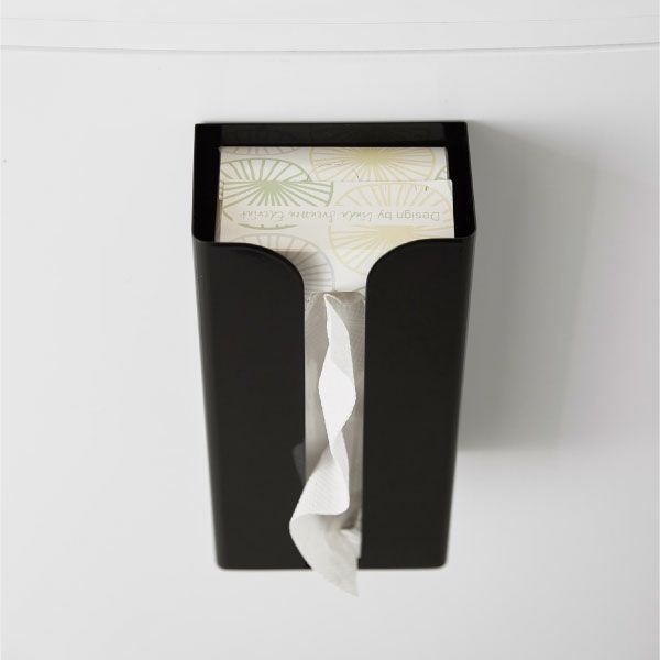 山崎実業 マグネットポリ袋＆キッチンペーパーホルダー タワー tower | キッチン雑貨・タワーシリーズ