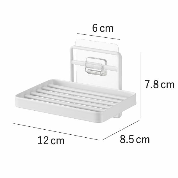 山崎実業 フィルムフックソープトレー タワー tower | バスグッズ・タワーシリーズ