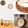 CHAMBRE DROP CLOCK シャンブル ドロップクロック ウォルナット | インテリア雑貨・掛け時計