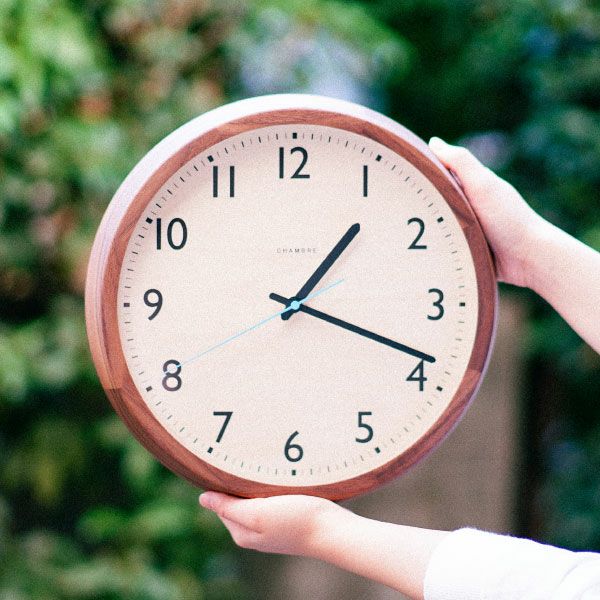 CHAMBRE DROP CLOCK シャンブル ドロップクロック ウォルナット | インテリア雑貨・掛け時計