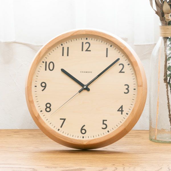 CHAMBRE DROP CLOCK シャンブル ドロップクロック オーク | インテリア雑貨・掛け時計