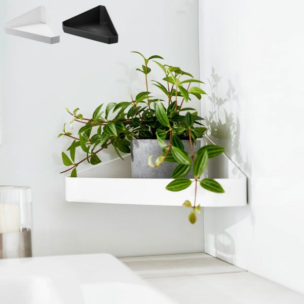 山崎実業 リバーシブルマグネットバスルームコーナーラック tower