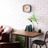 CHAMBRE R-SQUARE CLOCK シャンブル アールスクエアクロック ウォルナット | インテリア雑貨・掛け時計