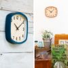 CHAMBRE R-SQUARE CLOCK シャンブル アールスクエアクロック オーク | インテリア雑貨・掛け時計