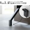 山崎実業 テープで貼りつける折り畳みドアストッパー タワー tower | インテリア雑貨・タワーシリーズ