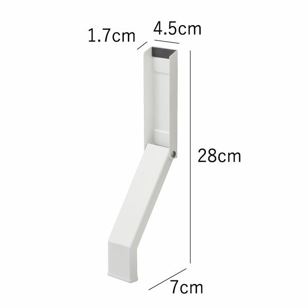 山崎実業 テープで貼りつける折り畳みドアストッパー タワー tower | インテリア雑貨・タワーシリーズ