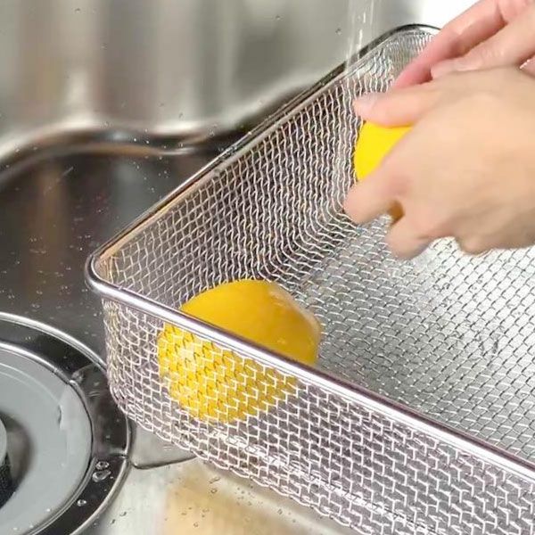 BWSセレクション すっきり暮らす水切りかご スクエアタイプ ｜キッチン雑貨・水切りカゴ