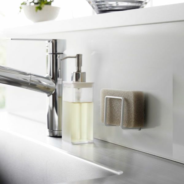 山崎実業 マグネットスポンジホルダー タワー tower | キッチン雑貨・タワーシリーズ