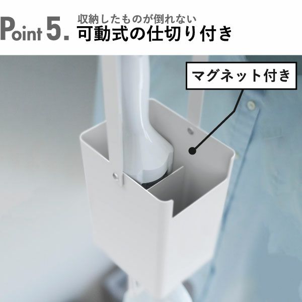山崎実業 衣類クリーナーツール収納ホルダー タワー tower | インテリア雑貨・タワーシリーズ