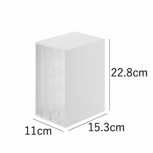 山崎実業 スライド式ピアス&アクセサリーホルダー タワー 3連 | インテリア雑貨・タワーシリーズ