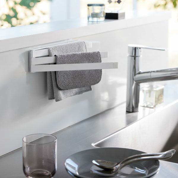 山崎実業 フィルムフック布巾ハンガー タワー tower | キッチン雑貨・タワーシリーズ