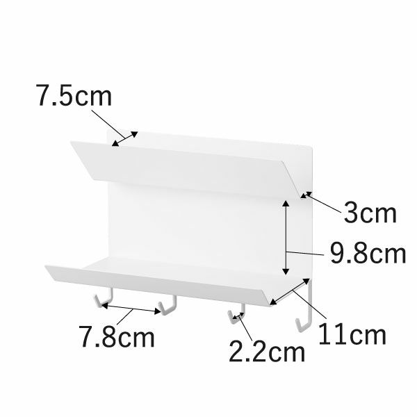 山崎実業 フック付きマグネット手袋ホルダー タワー tower | インテリア雑貨・タワーシリーズ