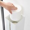 山崎実業 石こうボード壁対応隠せるトイレットペーパーホルダー タワー tower | トイレ雑貨・タワーシリーズ