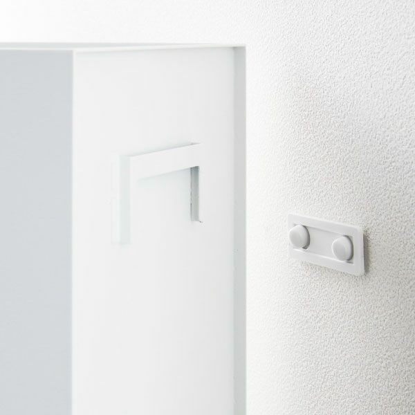 山崎実業 石こうボード壁対応隠せるトイレットペーパーホルダー タワー tower | トイレ雑貨・タワーシリーズ