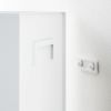 山崎実業 石こうボード壁対応隠せるトイレットペーパーホルダー タワー tower | トイレ雑貨・タワーシリーズ
