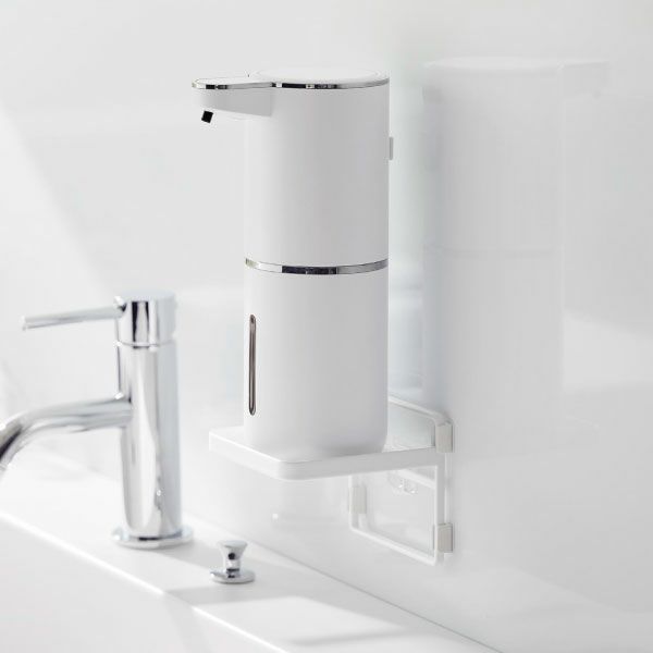 山崎実業 フィルムフック ソープディスペンサー収納トレー タワー tower | バスグッズ・タワーシリーズ