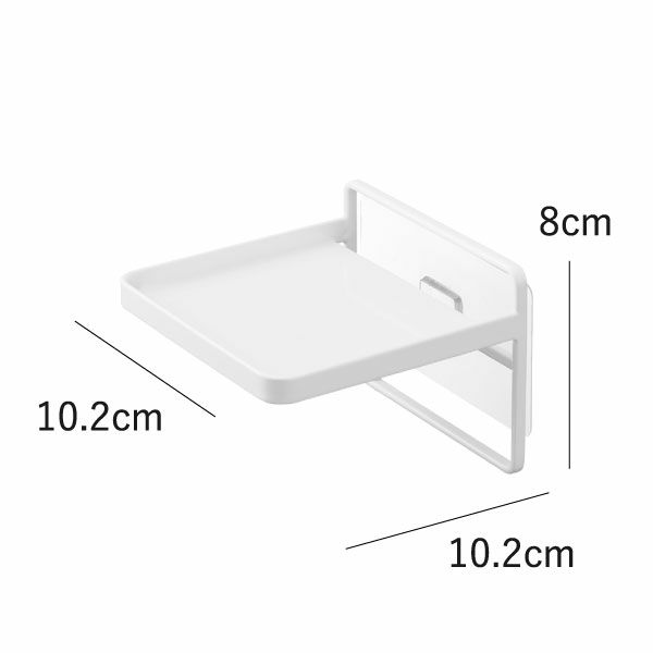 山崎実業 フィルムフック ソープディスペンサー収納トレー タワー tower | バスグッズ・タワーシリーズ