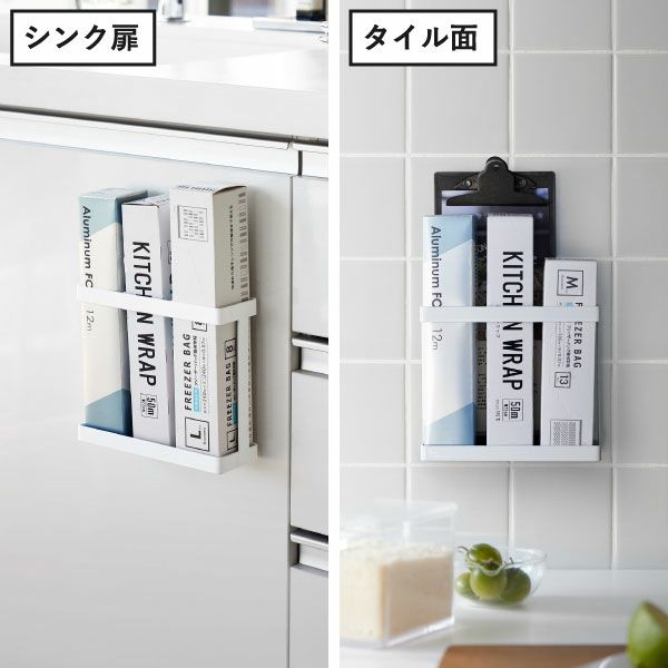 山崎実業 フィルムフックラップホルダー タワー tower | キッチン雑貨・タワーシリーズ