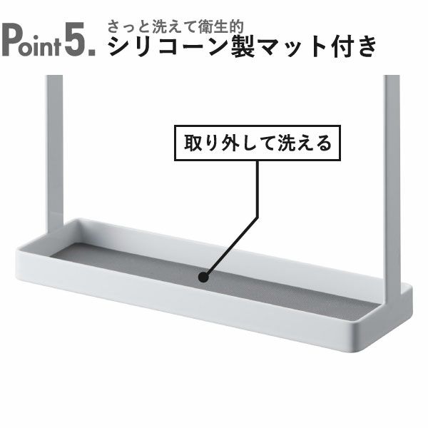 山崎実業 フィルムフックラップホルダー タワー tower | キッチン雑貨・タワーシリーズ