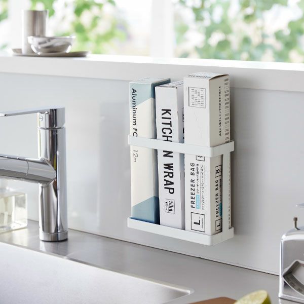 山崎実業 フィルムフックラップホルダー タワー tower | キッチン雑貨・タワーシリーズ