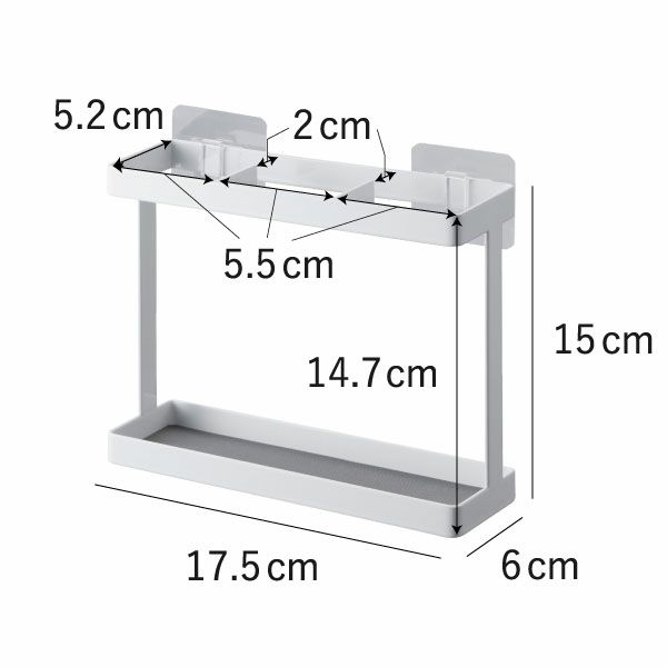山崎実業 フィルムフックラップホルダー タワー tower | キッチン雑貨・タワーシリーズ