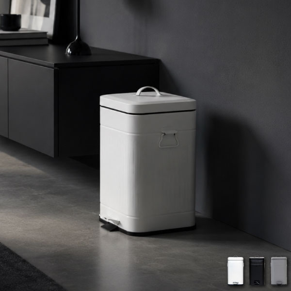Galva ガルバ スクエアダストボックス 12L 2個セット | インテリア雑貨・ゴミ箱