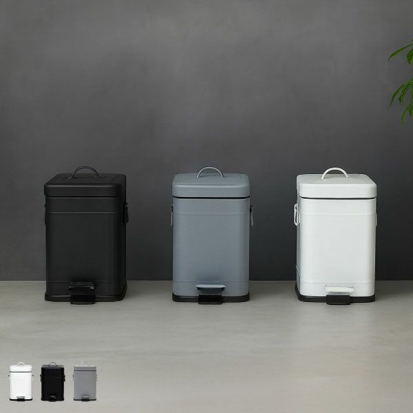 Galva ガルバ スクエアダストボックス 3L 2個セット | インテリア雑貨・ゴミ箱