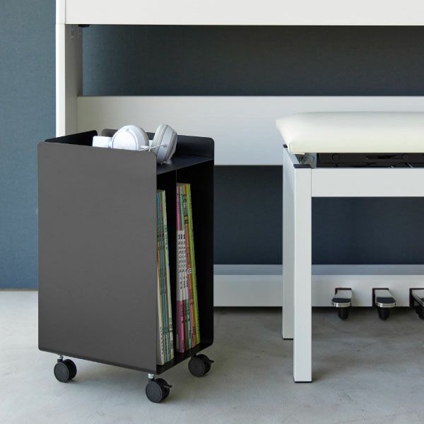 山崎実業 ピアノ下楽譜収納ワゴン タワー tower | インテリア雑貨・タワーシリーズ