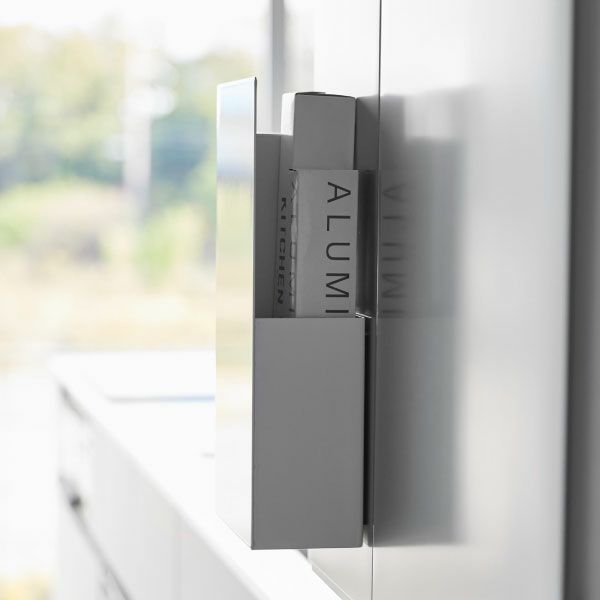 山崎実業 隠せるマグネットラップホルダー tower | キッチン収納・タワーシリーズ