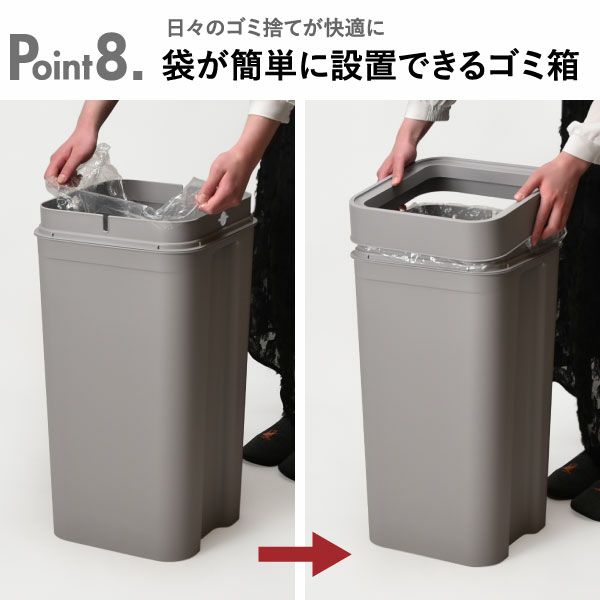 like-it ライクイット マルチパーパスビン 25L 2個セット | インテリア雑貨・ゴミ箱