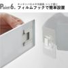 山崎実業 フィルムフックキッチンペーパーホルダー タワー tower | キッチン雑貨・タワーシリーズ