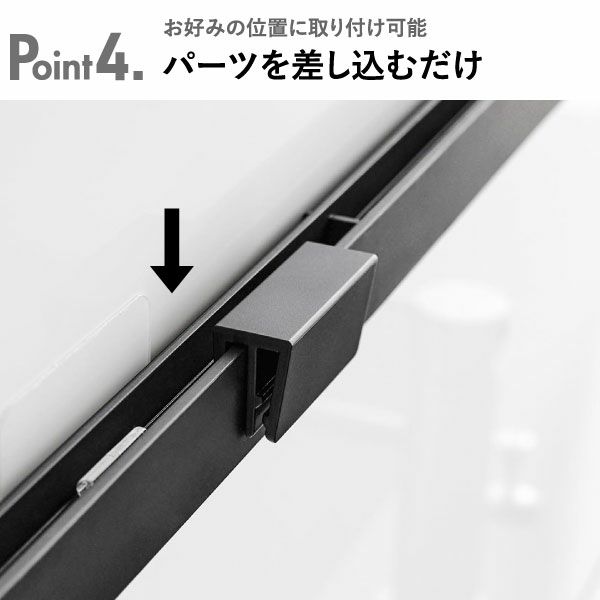 山崎実業 フィルムフック洗顔用品収納セット タワー tower | バスグッズ・タワーシリーズ