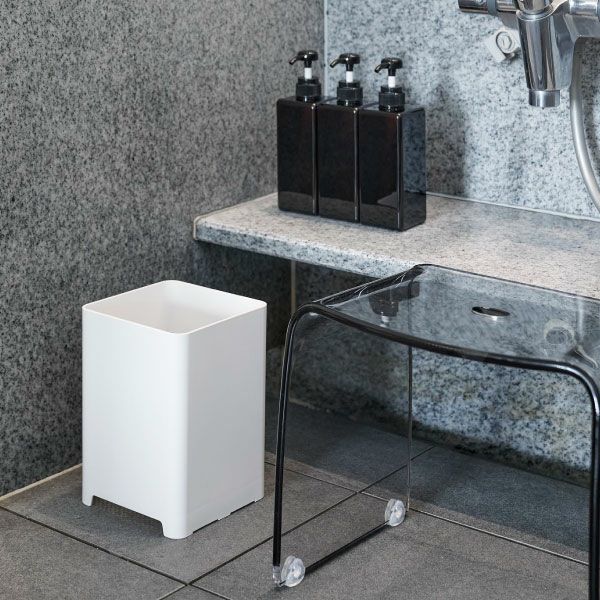 山崎実業 水が抜けるゴミ箱 タワー 5L tower | バスグッズ
