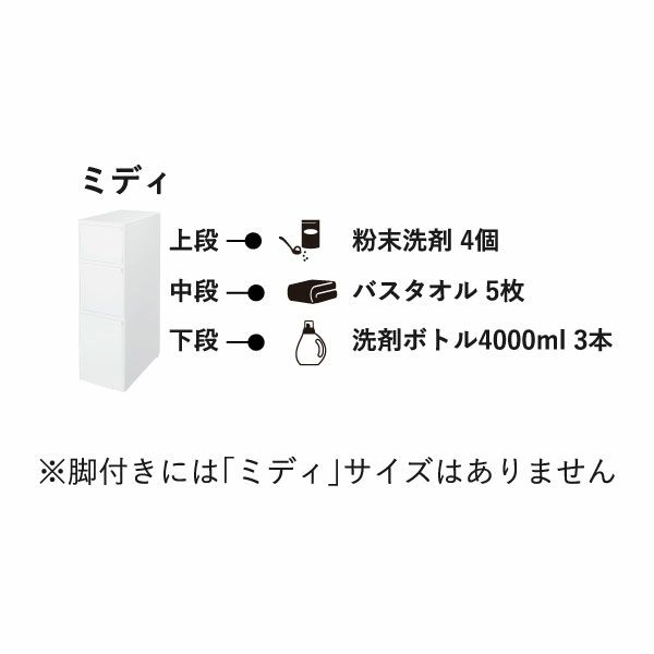 like-it ライクイット キャスター付き スリムストレージ トールストッカー TS-4 | インテリア雑貨
