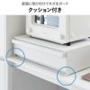 山崎実業 ツーウェイキッチン家電下引き出し＆スライドテーブル タワー W80 tower | キッチン雑貨・タワーシリーズ