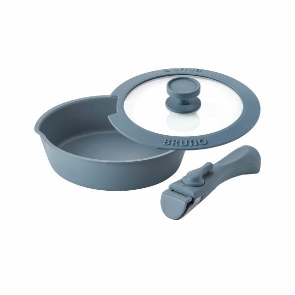 BRUNO フライパン20cm取っ手セット 蓋セット | キッチン雑貨・フライパン