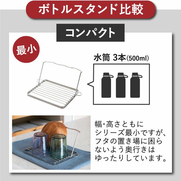 BWSセレクション すっきり暮らす ジャグボトルスタンド ジャンボ ｜キッチン雑貨・水切りカゴ