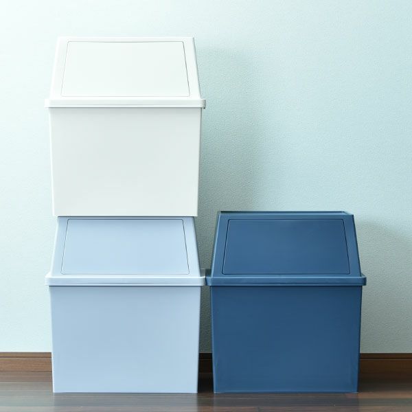 平和工業 積み重ねゴミ箱 30L 3個セット | インテリア雑貨・ゴミ箱