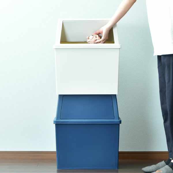 平和工業 積み重ねゴミ箱 30L 3個セット | インテリア雑貨・ゴミ箱