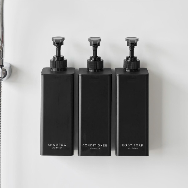 山崎実業 たっぷり洗剤が出るマグネットディスペンサー tower | バスグッズ・タワーシリーズ