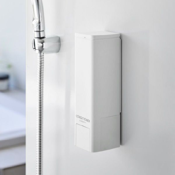 山崎実業 たっぷり洗剤が出るマグネットディスペンサー タワー 2点セット tower | バスグッズ・タワーシリーズ