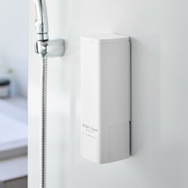 山崎実業 たっぷり洗剤が出るマグネットディスペンサー タワー 2点セット tower | バスグッズ・タワーシリーズ