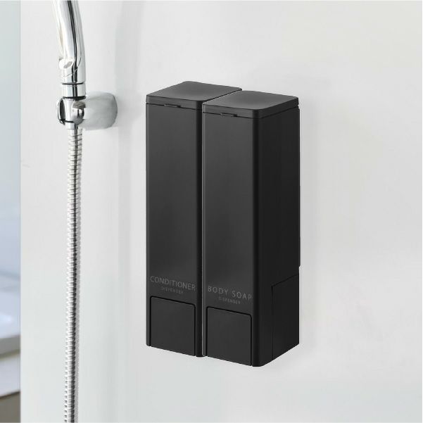 山崎実業 下から出るマグネットディスペンサー タワー 2点セット tower | バスグッズ・タワーシリーズ