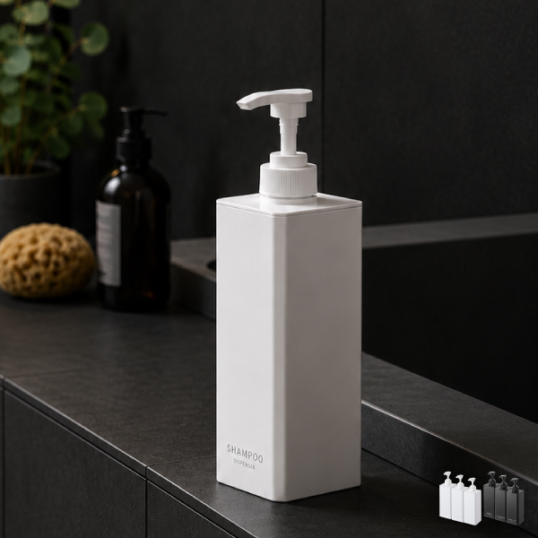 山崎実業 たっぷり洗剤が出るディスペンサー タワー tower | バスグッズ・タワーシリーズ