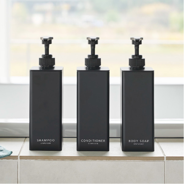 山崎実業 たっぷり洗剤が出るディスペンサー タワー tower | バスグッズ・タワーシリーズ