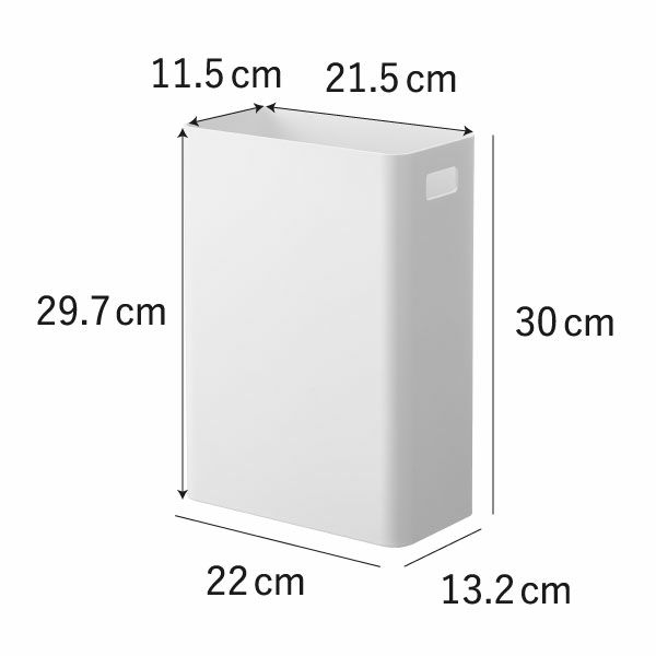 山崎実業 ウォールトラッシュカン タワー 7L 石こうボード壁対応 tower | インテリア雑貨・タワーシリーズ・ゴミ箱