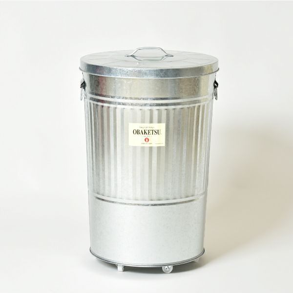 OBAKETSU オバケツ 42L シルバー キャスターあり 2個セット | インテリア雑貨・ゴミ箱