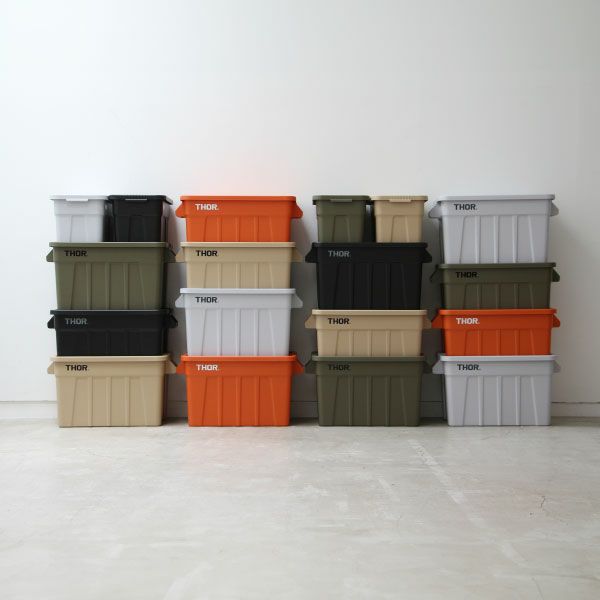 THOR LARGE TOTES DC ソー ラージトート 53L 3個セット | インテリア雑貨・収納ボックス