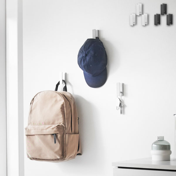 山崎実業 ウォールフック タワー 3個組 石こうボード壁対応 tower | インテリア雑貨・タワーシリーズ