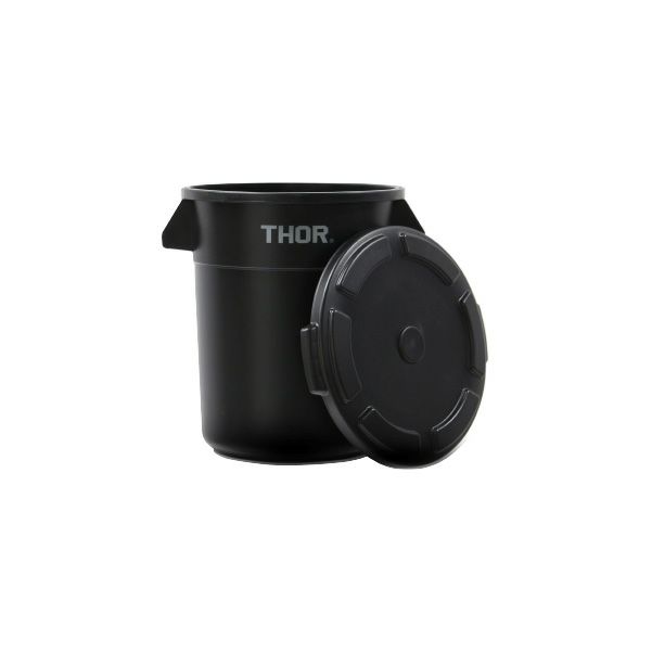 THOR ソー ROUND CONTAINER 12L ふた付き 2個セット | インテリア雑貨・ゴミ箱